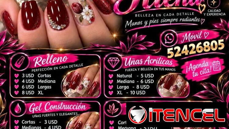Ileana manicura, en playa por el puente almendares