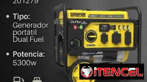 ⛽ PLANTA ELÉCTRICA CHAMPION DUAL FUEL (5300W) • ¡Potencia dual y respaldo seguro! ⛽