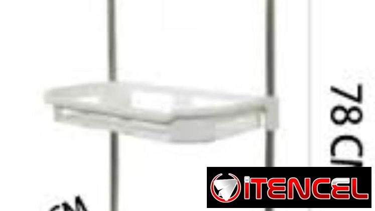 🧴Organizador multifuncional  ✅Plástico y metal  ✅Blanco hueso 🤍 🏷️$17 usd