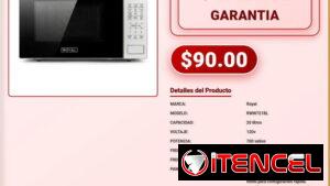 Microondas Royal 20L 700W Bloqueo para Niños Horno Microondas Royal 20L 120V 60Hz Cuba VPT-0177