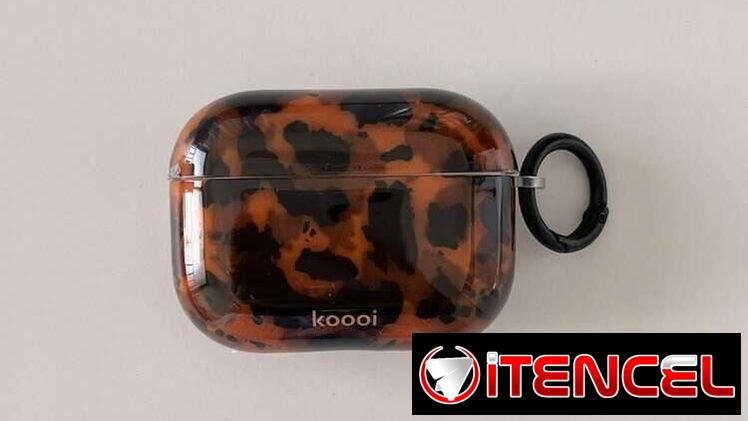 ☎️53544655 🛵 Entrega Disponible ⭐Funda de Silicona para AirPods Pro 2 – Leopardo Ámbar Retro ⭐ — foto 4