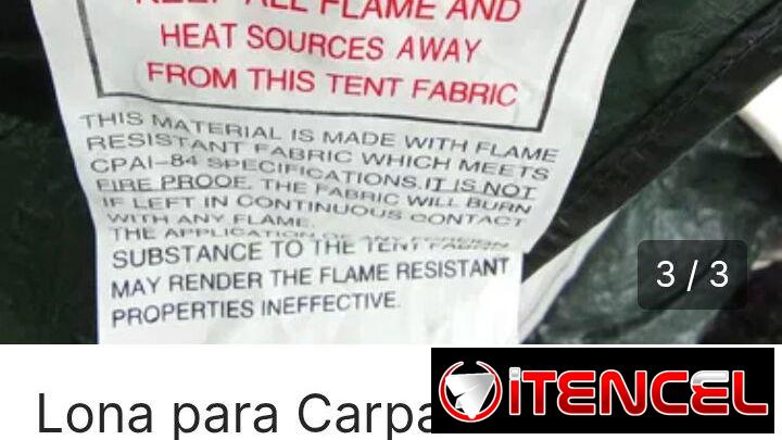Lona para carpa