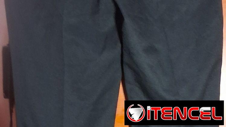 Pantalón negro de gabardina fino — foto 4