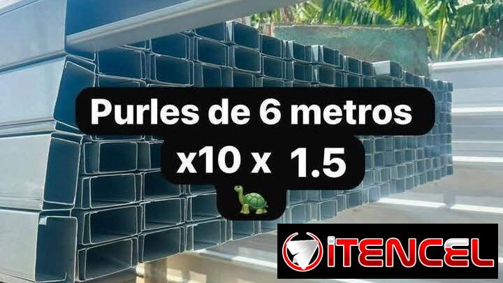 Purles ,tubos y tejas galvanizada