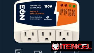 Regulador de Voltaje 3 Toma 110v Marca EÒN*