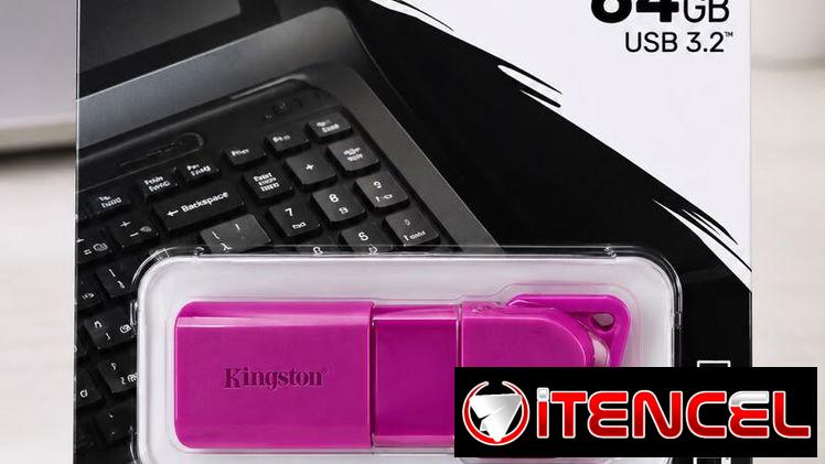 💾 MEMORIA USB KINGSTON 64GB — ESPACIO Y VELOCIDAD 💾