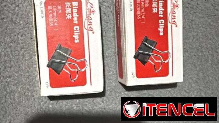 Clips o pinzas para trabajo de oficina, escolar, etc