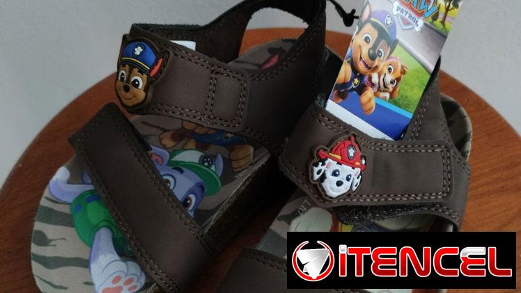 Sandalias prácticas para niño Paw Patrol número 9 usa, 16 México, 26 Eur