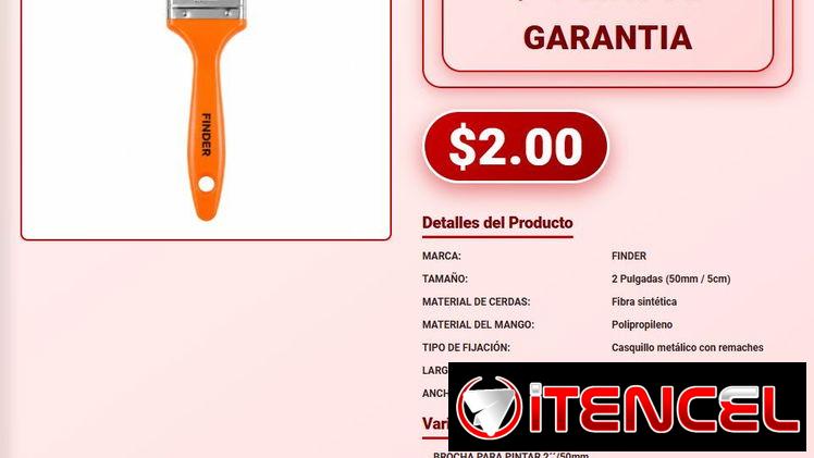 BROCHA PARA PINTAR 2´´/50mm .