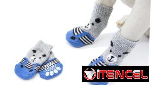 Calcetines Antideslizantes Para Perros Talla S (Perfecto para Chihuahuas o cachorros recién nacidos)