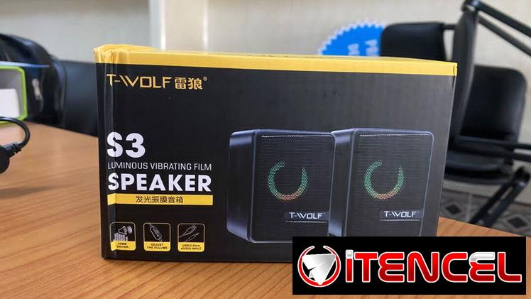 🚧 🔊🧡 ¡BOCINAS PARA ORDENADOR (PC) T-WOLF S3! 🧡🔊 🚧