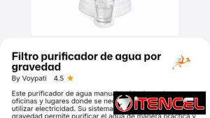 Filtro purificador de agua
