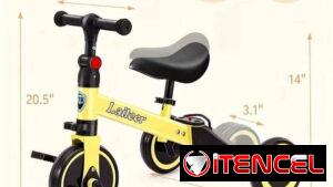 Triciclo Convertible 3 en 1 para Niños P0878-AV001