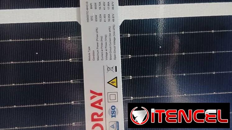 PANEL SOLAR 630W