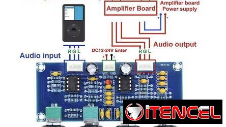Preamplificador de Audio XH-A901 – Control de Volumen y Tonos (Graves, Medios y Agudos) — foto 1