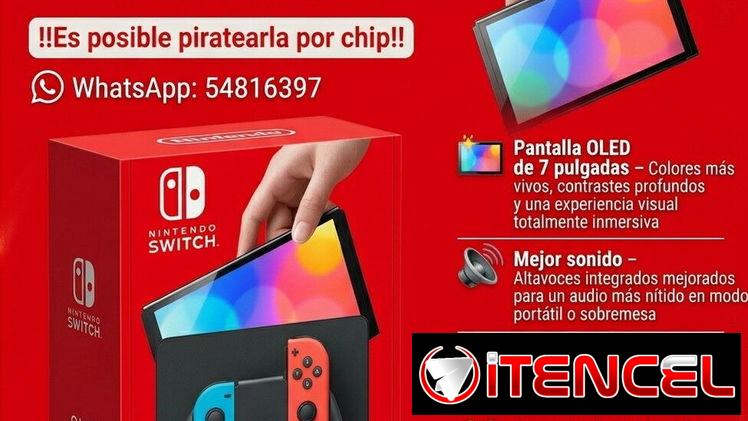 NINTENDO SWITCH OLED de 64gb- (380 USD) !!NUEVO EN CAJA!! !!Es posible piratearla por chip!! WhatsApp: 54816397