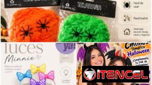 Artículos y accesorios para decoración de Halloween y fiestas! TELARAÑAS Y CINTILLOS DE MURCIELAGO Y LUMINICOS