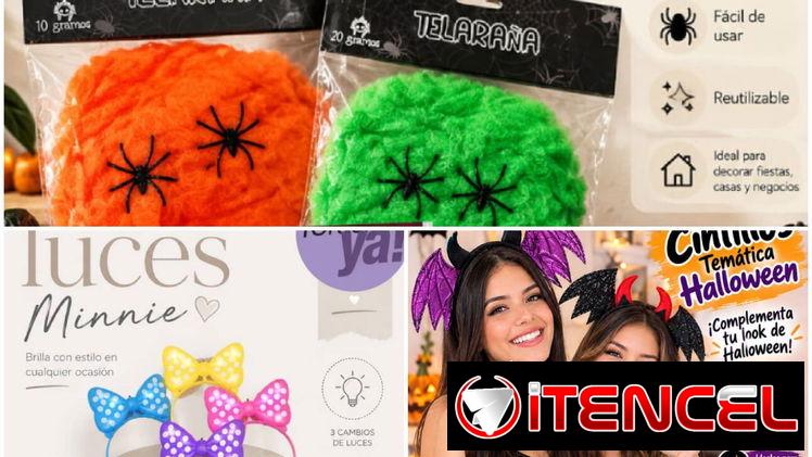Artículos y accesorios para decoración de Halloween y fiestas! TELARAÑAS Y CINTILLOS DE MURCIELAGO Y LUMINICOS