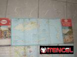 Mapa vintage ESSO de islas del Caribe