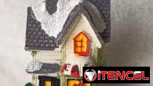 Casita Navideña en Miniatura