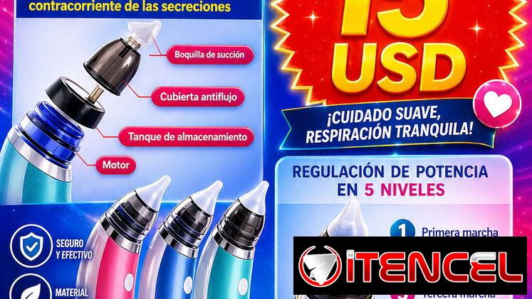 Aspirador nasal para bebés y niños