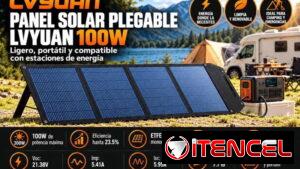 PANEL SOLAR PLEGABLE- 100W-ENVÍO INCLUIDO
