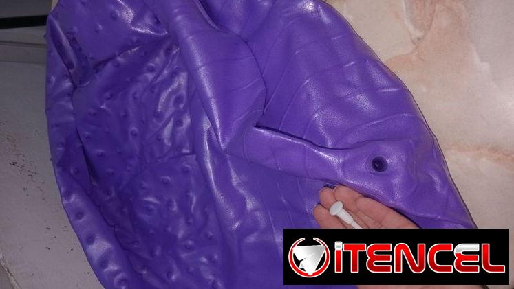 BALÓN DE YOGA INFLABLE CON SUPERFICIE ANTIDESLIZANTE — foto 3