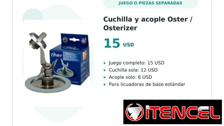 Cuchillas y accesorios batidora Osterizer