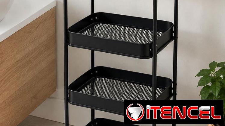 Estante con rueditas organizador con ruedas para baño