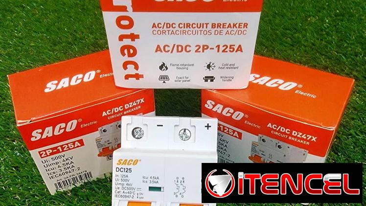🔌⚡ BREAKER TÉRMICO SACO 2P 125A – Protección robusta para tu sistema ⚡🔌