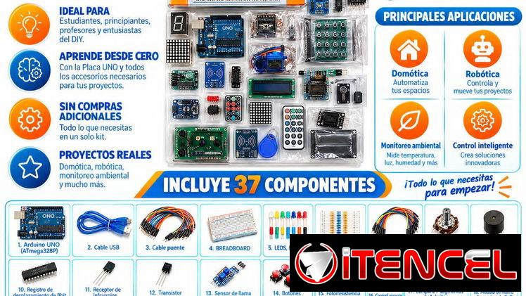 Wa.me/*5358296067 🚀 ! Kit Arduino UNO 36 en 1! 🤖⚡ 💲 Precio: $30 USD 🛡️ Garantía: 3 días — foto 1