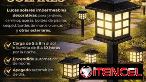 Paquete de luces solares