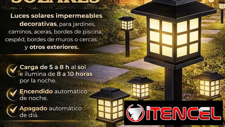 Paquete de luces solares