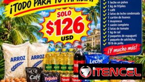 Combo de comida para toda cuba