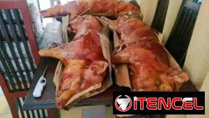 🐷🔥 ¡El Auténtico Cerdo Asado Criollo con guardiciones para tu Fiesta! Sin Cocinar ni Preocuparte (La Habana)