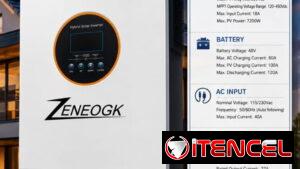 ⚡ Inversor Híbrido ZENEOGK de 6.2 KW ✅ 110V y 220 V 🧾 Garantía de 7 días 🚛 Transporte incluido 💸 Precio: 1️⃣1️⃣5️⃣0