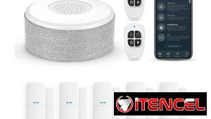 Sistema de Alarma WiFi Tolviviov 8 Piezas para Puertas y Ventanas