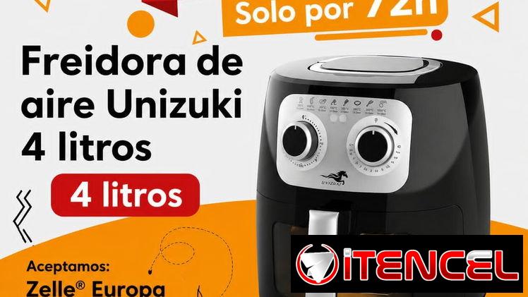FREIDORA DE AIRE UNIZUKI 4L