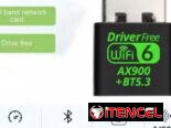 WiFi 6 AX900 Bluetooth 5.3 WiFi USB Adapter Wireless Dual Band 2.4G&5GHz Wi-Fi Antenna USB For PC/Laptop Win10/11 Driver