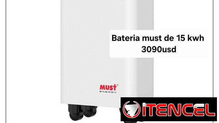 Bateria must de 15 kw con transporte, yoathali 💯