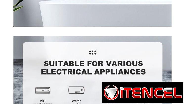❗️Protectores inteligentes de voltaje/amperaje marca TOMZN de 16A, ideales para equipos de refrigeración o electrónicos.