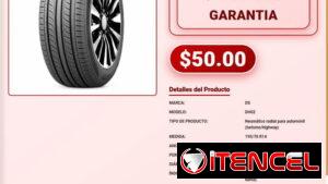 Neumatico DS DH02 195/70R14 91T Respuesta Rapida De Maniobra VPT-0147