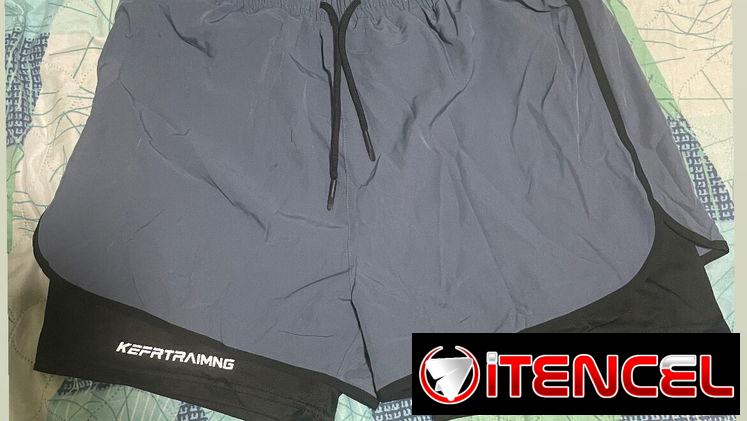 Shorts deportivos de hombre con licra abajo — foto 2