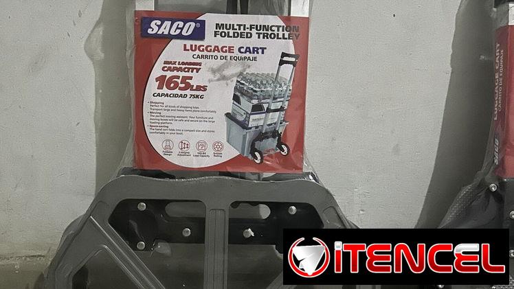 Carretilla de Mano portátil Plegable y Extensible con Ruedas- Carro de Transporte Aluminio Ligero- — foto 2