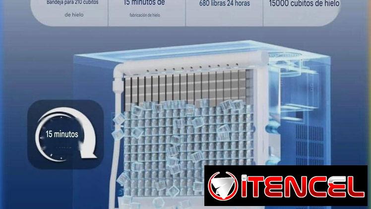 Máquina de hielo comercial de 680 libras: con certificación ETL para un rendimiento confiable