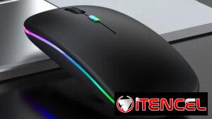 Mouse Inalámbrico NUEVO Bluetooth para Laptop Tablet Computadora con Receptor USB CALIDAD Ligero Recargable Ratón