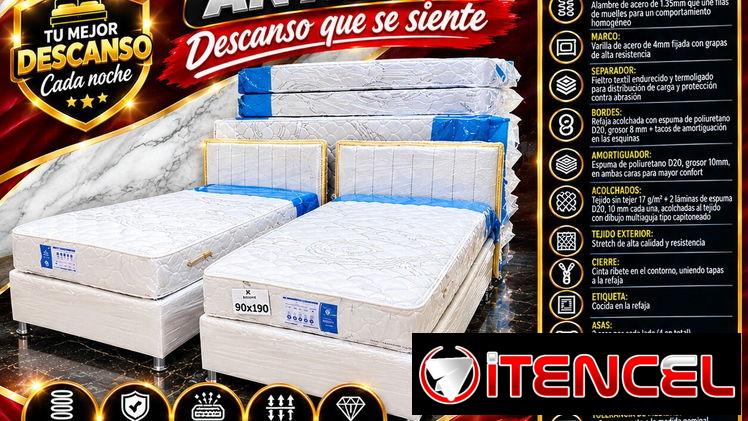 COLCHON PERSONAL KONFORT ANTILLAS, NUEVO EN SU EMPAQUE. VARIEDAD DE COLCHONES Y ARTÍCULOS PARA SU HOGAR CON SU FACTURA