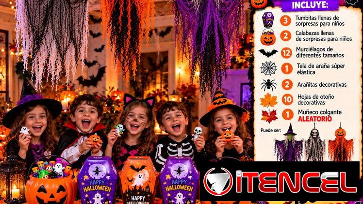 🎃👻 ¡SUPERCOMBO HALLOWEEN PARA 5 NIÑOS! 🦇🕷️