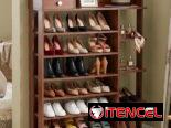 Zapatera de distintos tamaños