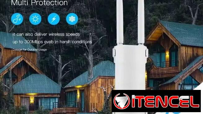 router de exteriores, router con antenas , router de alta ganancia